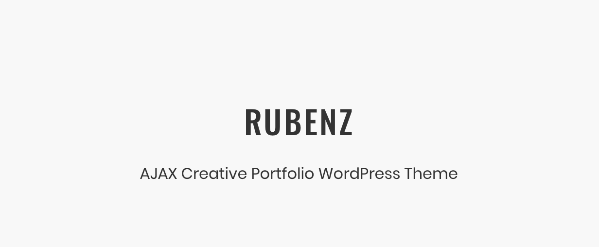 Rubenz – Creative Portfolio AJAX WordPress Theme - 4