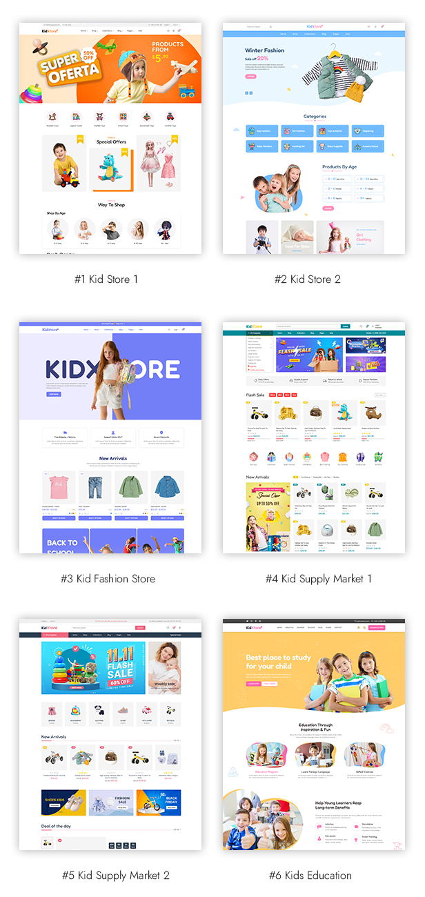 KidXtore - Kids Clothing and Toys Store Elementor WooCommerce WordPress Theme - 4