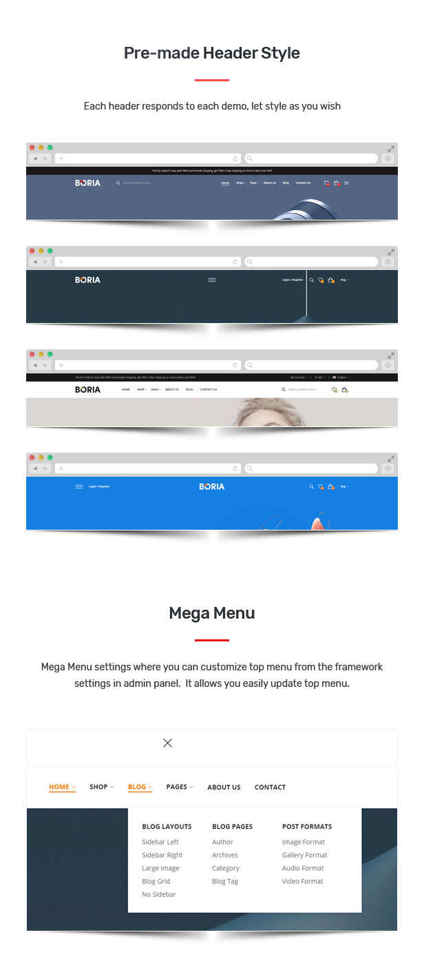 Boria - Multipurpose WooCommerce WordPress Theme