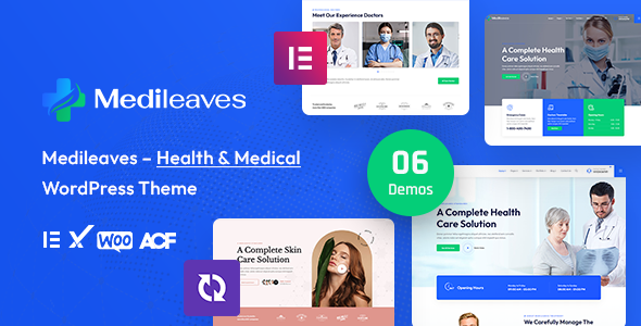 Medileaves - Health & Medical Elementor WordPress Theme