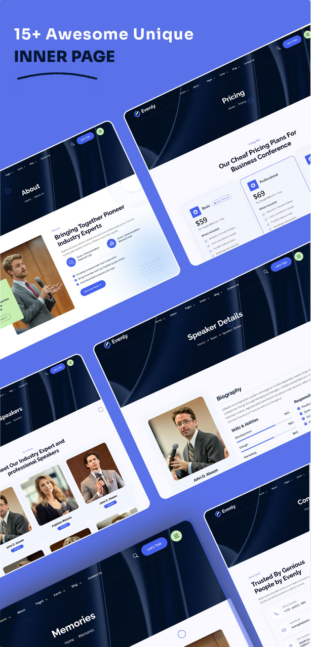 Evenly - Conference & Event WordPress Theme - 2