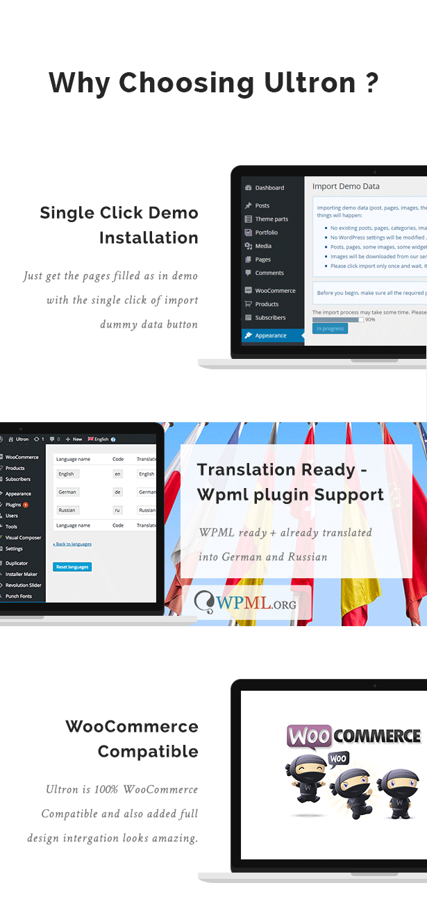 Ultron - One & Multi page Multipurpose WP Theme