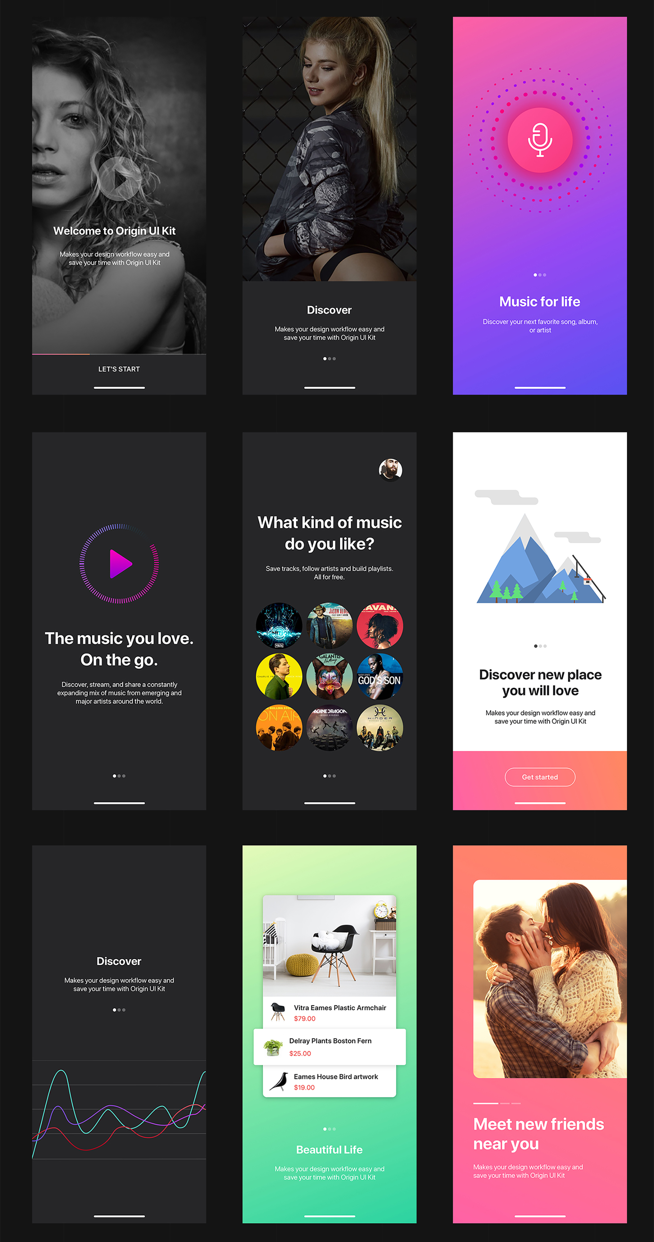 Origin Mobile UI Kit for IphoneX - 6