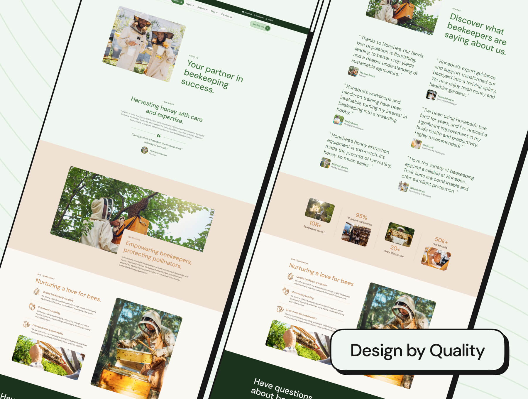 Honebee - Beekeeper Elementor Template Kit - 2