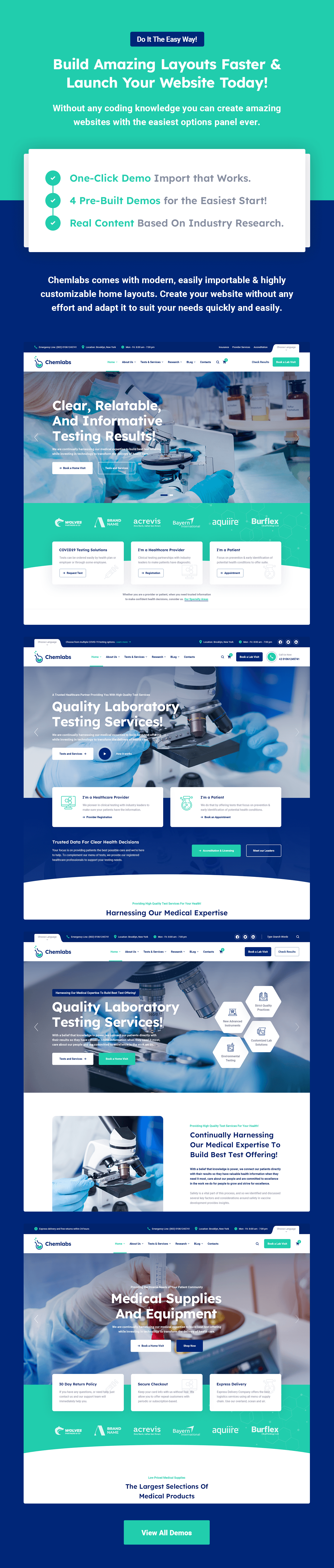 Chemlabs - Laboratory & Science Research WordPress Theme - 5