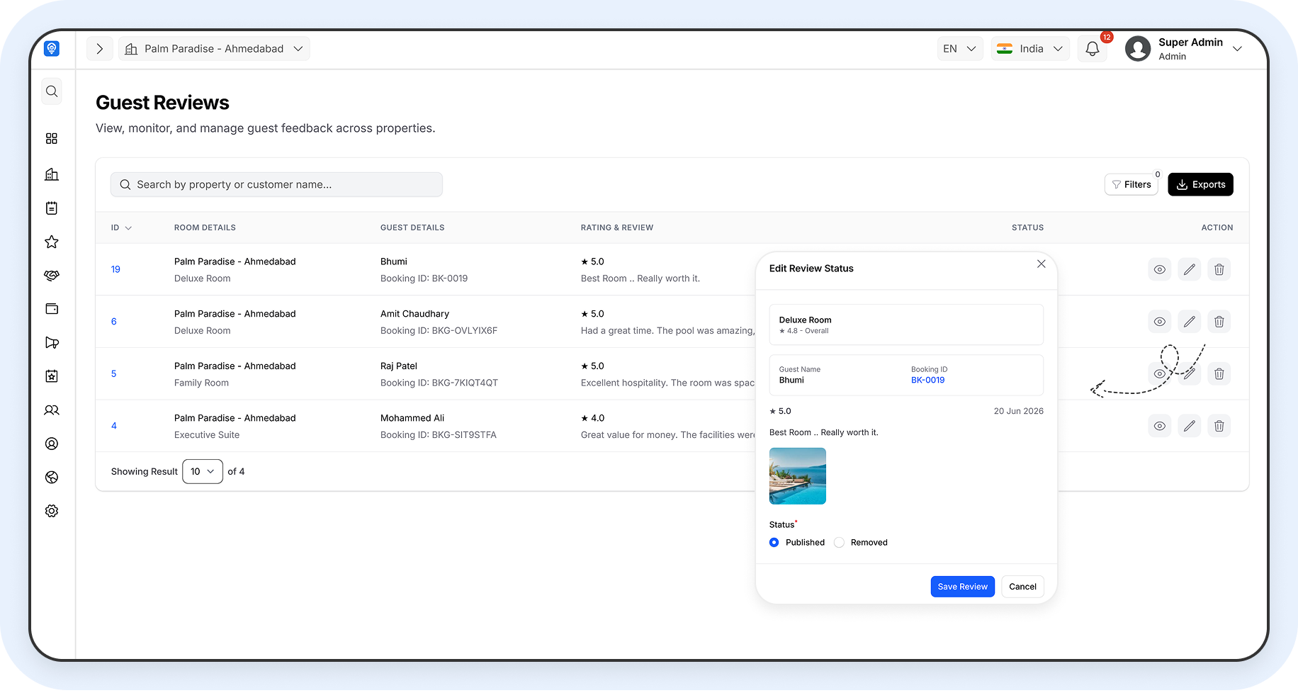 Guest Reviews & Reputation Management