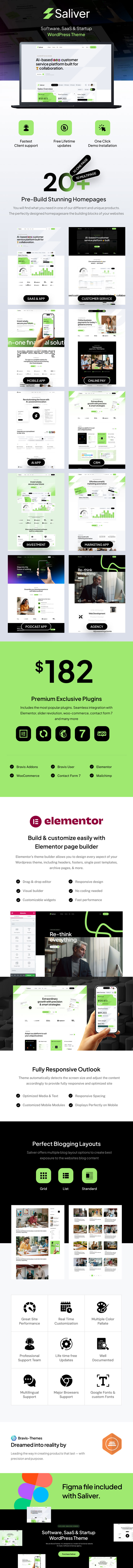 Saliver - SaaS & Software Startup Tech WordPress Theme - 5