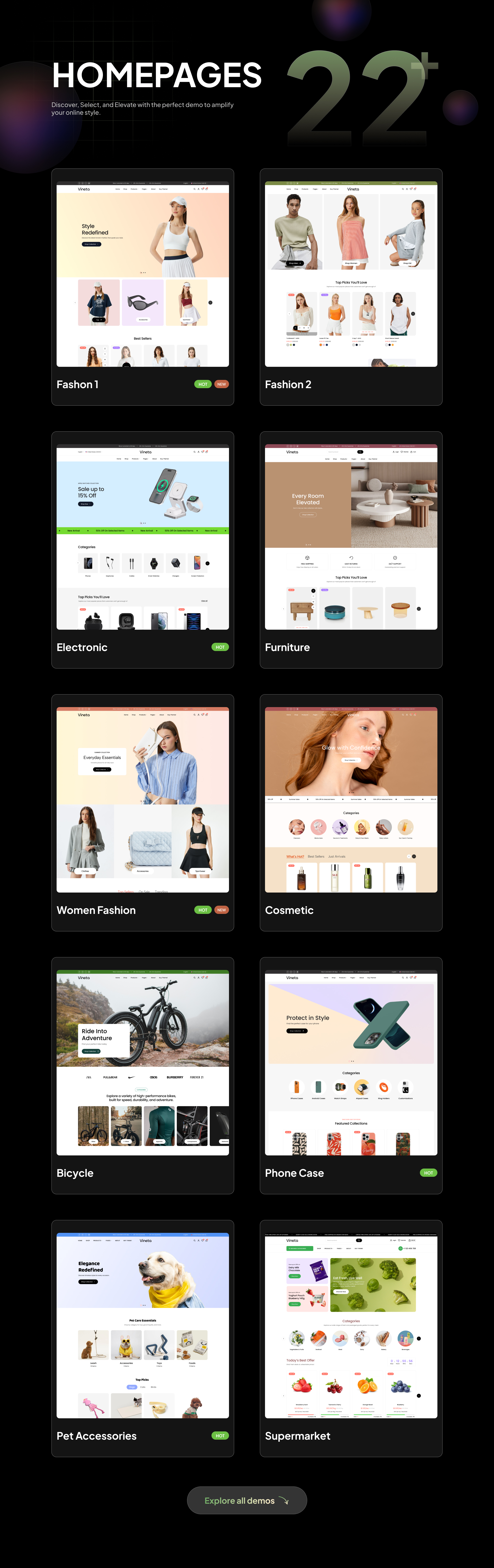 Vineta - Multipurpose eCommerce HTML Template