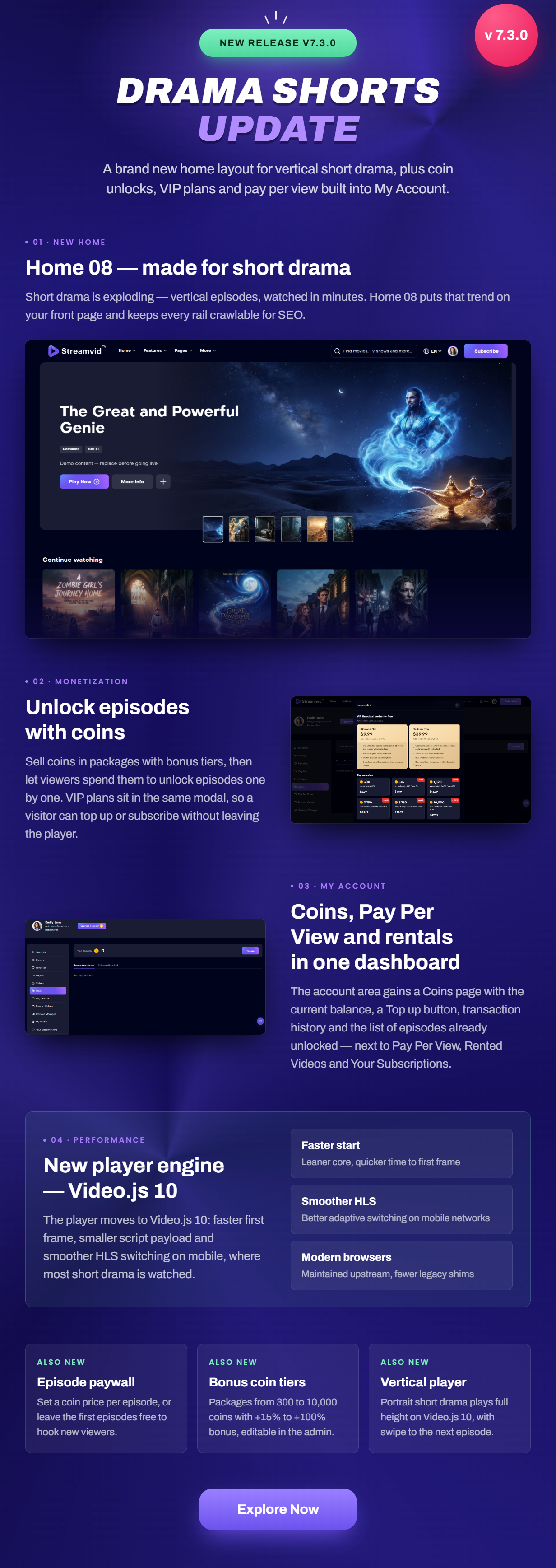 StreamVid - Movie, TV Show & Video Streaming WordPress Theme