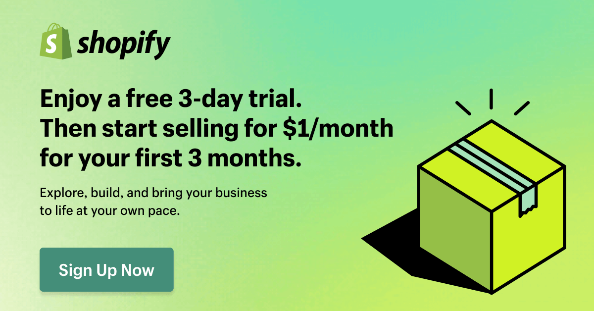 Shopify - Start Free Trial