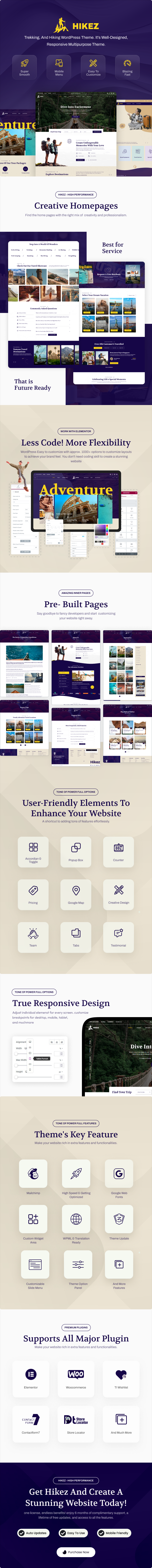 Hikez - Adventure Travel WordPress - 1