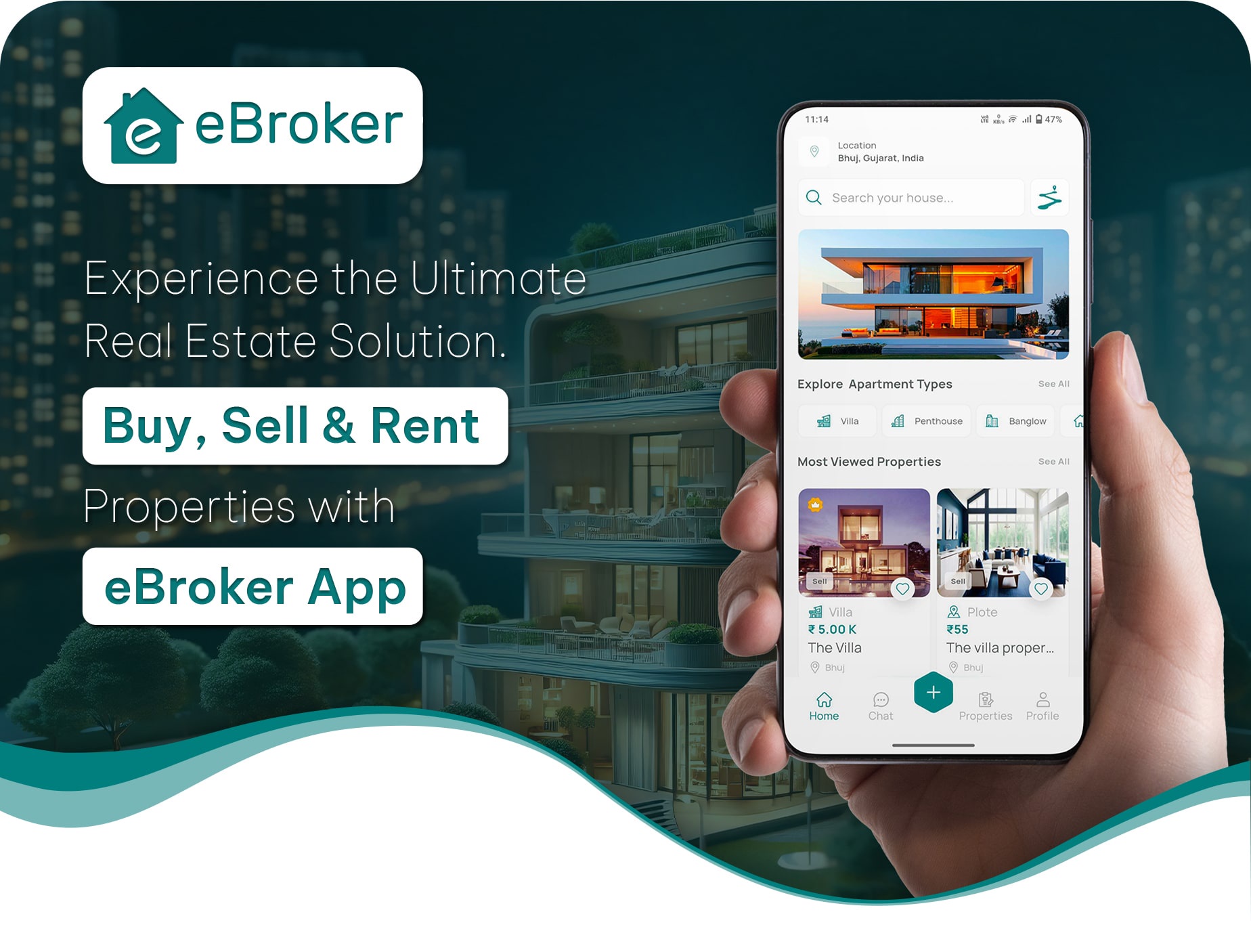 eBroker - Real Estate Property Buy-Rent-Sell Flutter app with Laravel Admin Panel | Web Version - 5
