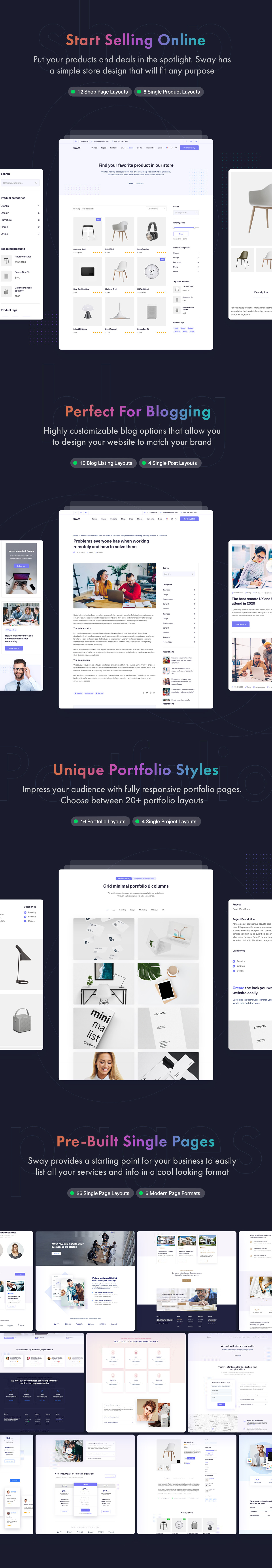 Sway - Multi-Purpose WordPress Theme with Page Builder - 16