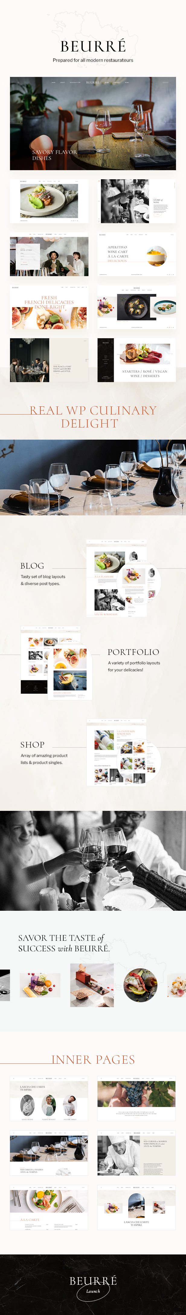 Beurré - Elegant Restaurant WordPress Theme - 2