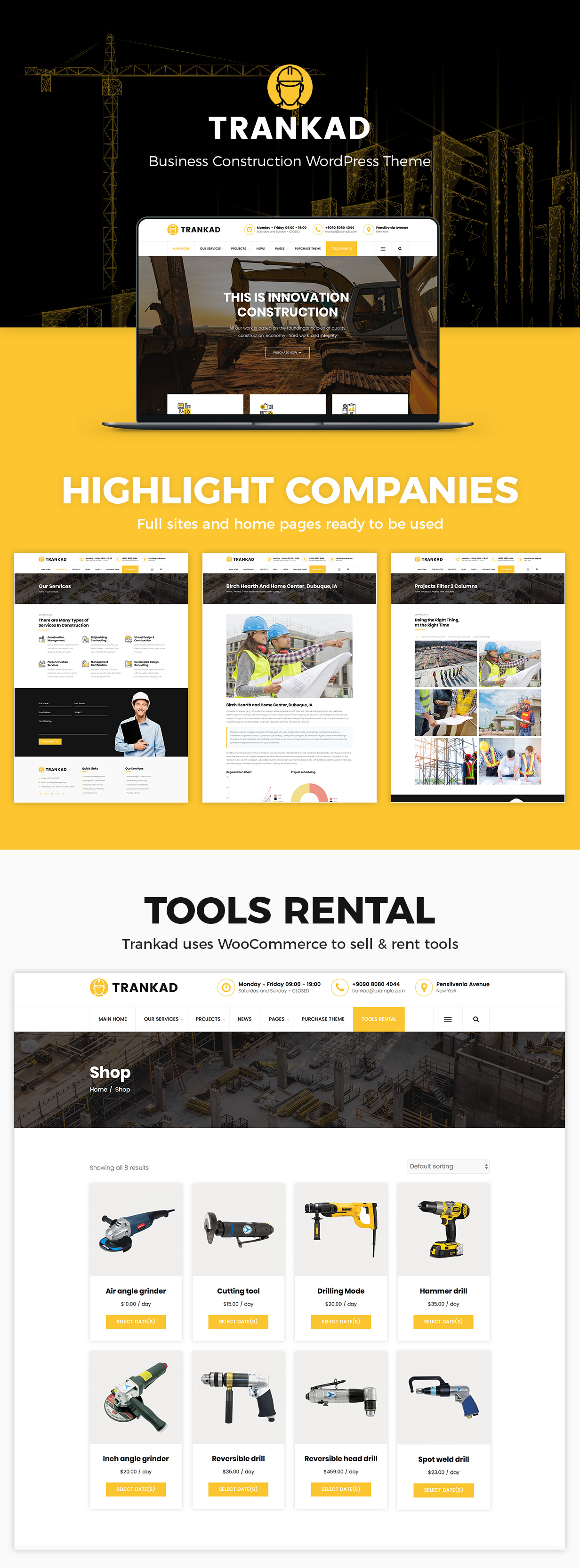 Trankad - Construction WordPress Theme - 8