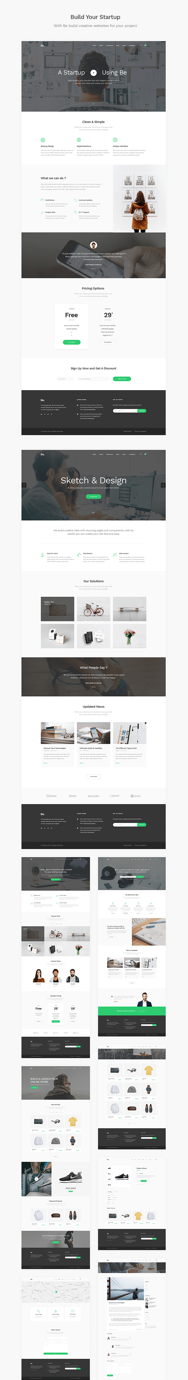 Be - Startup Business HTML Template - 3