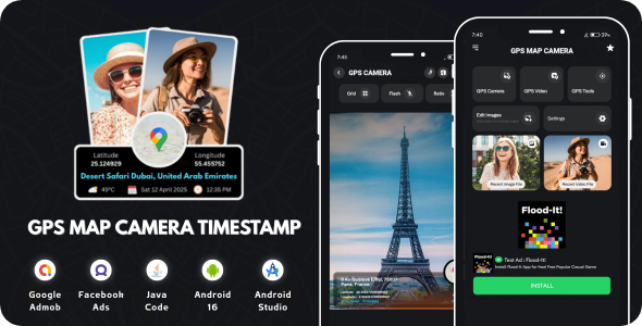 GPS Map Camera Timestamp with AdMob Ads Android