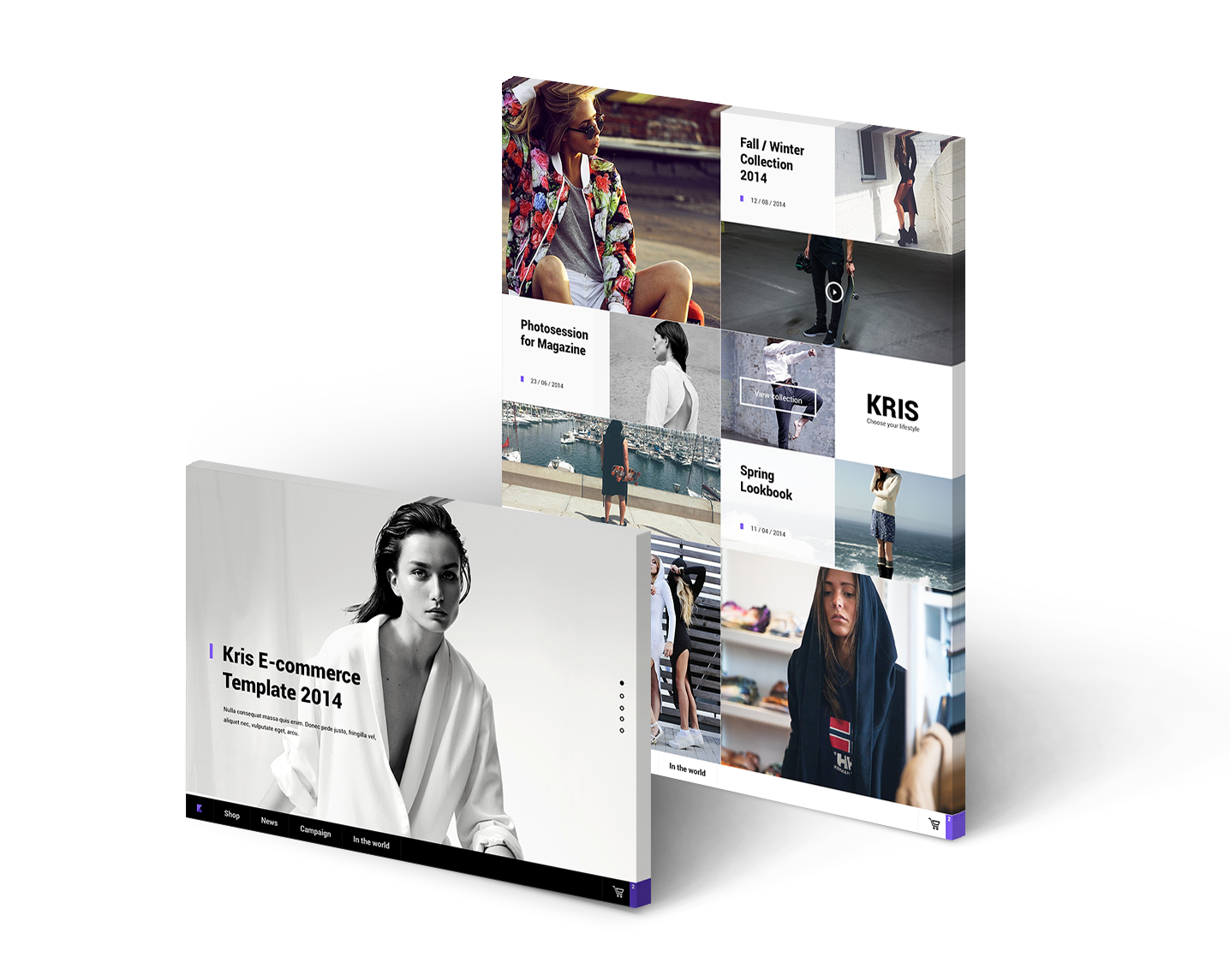 Kris | PSD Template - 1