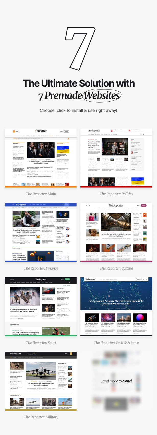 Editorial WordPress Theme