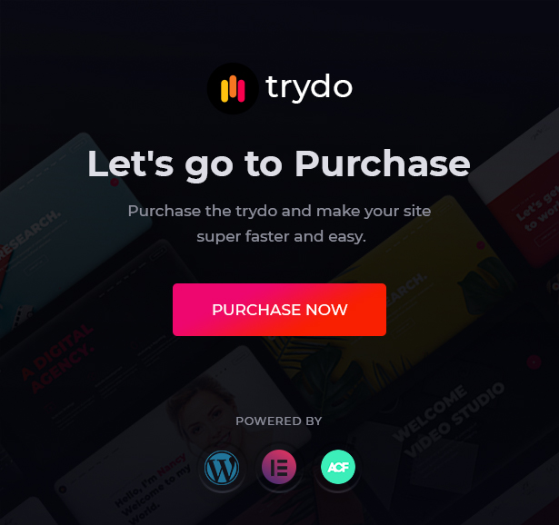 Trydo v1.0.0-Creative Agency＆Portfolio WordPress主题