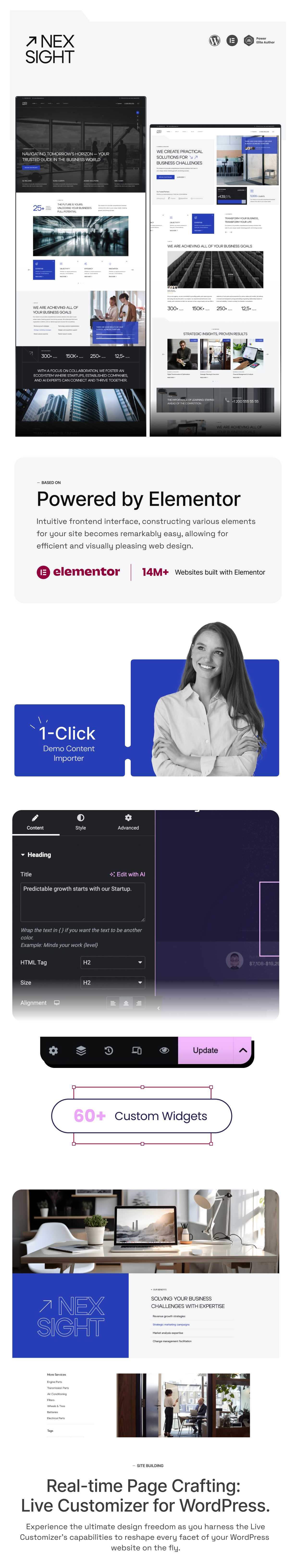 Nexsight - Business & Finance Company WordPress Theme - 1