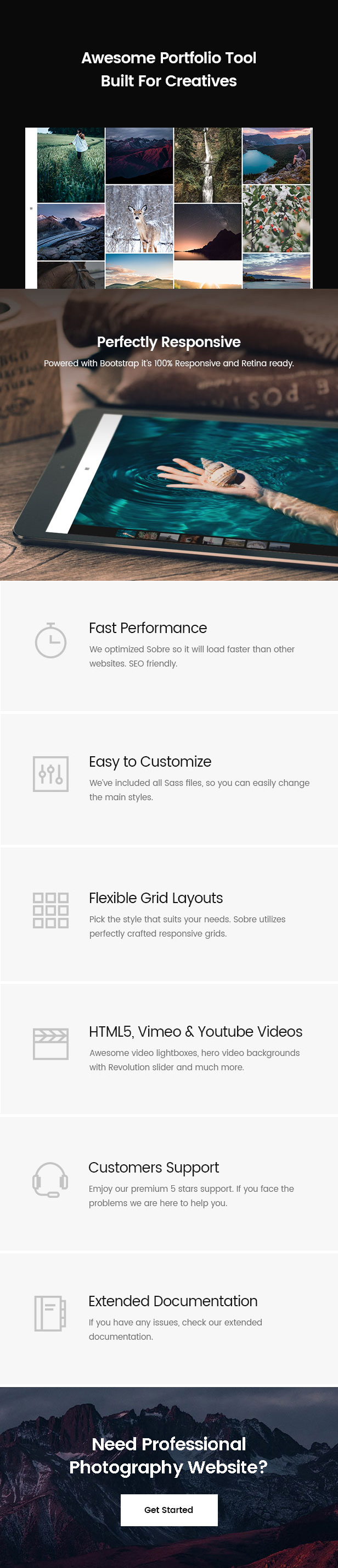 Sobre | Joomla 5 Minimal Photography Portfolio Template - 1