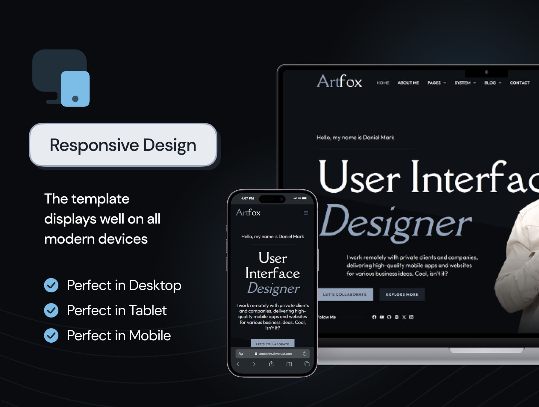 Artfox - Creative Portfolio Elementor Pro Template Kit - 7