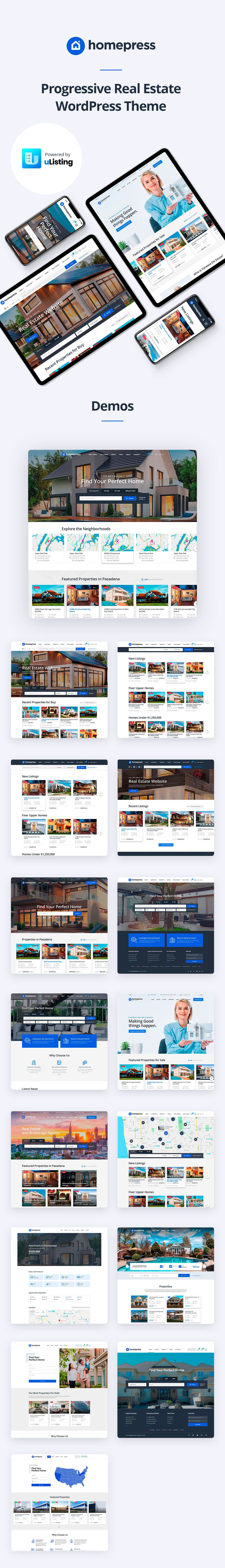 Real Estate WordPress Theme