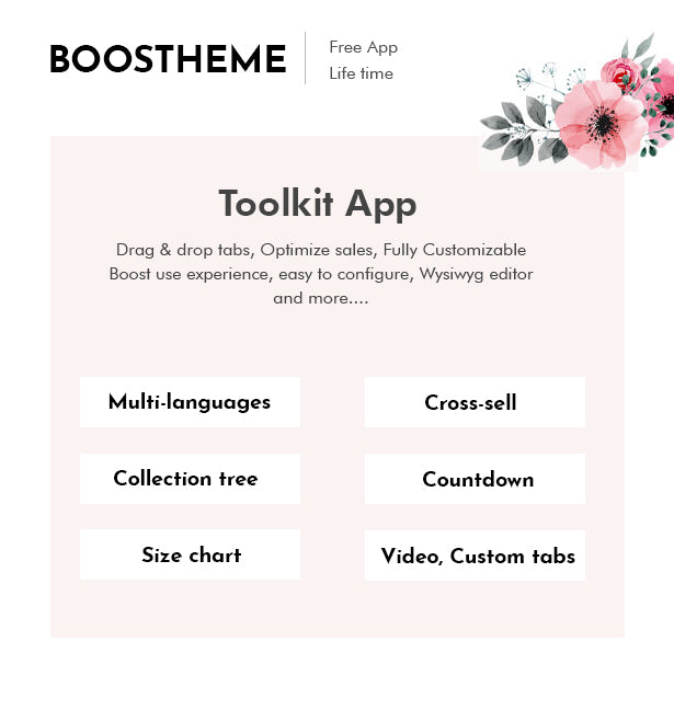 Boostheme Toolkit app