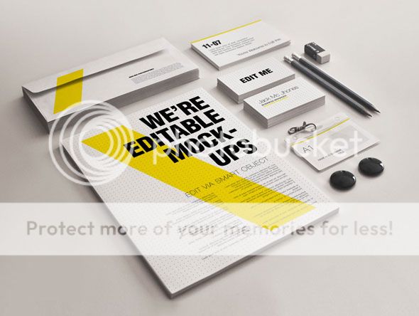 Realistic Stationery Mock-Up Set 1 - Corporate ID - 1
