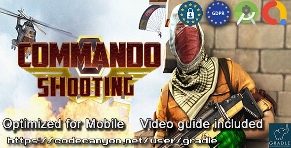 Commando Shooting (Admob + GDPR + Android Studio) - CodeCanyon Item for Sale