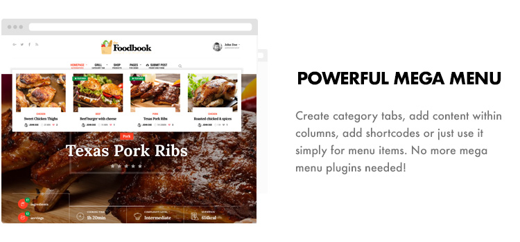 Foodbook - Receita da Comunidade, Blog, Food & Restaurant Theme - 13