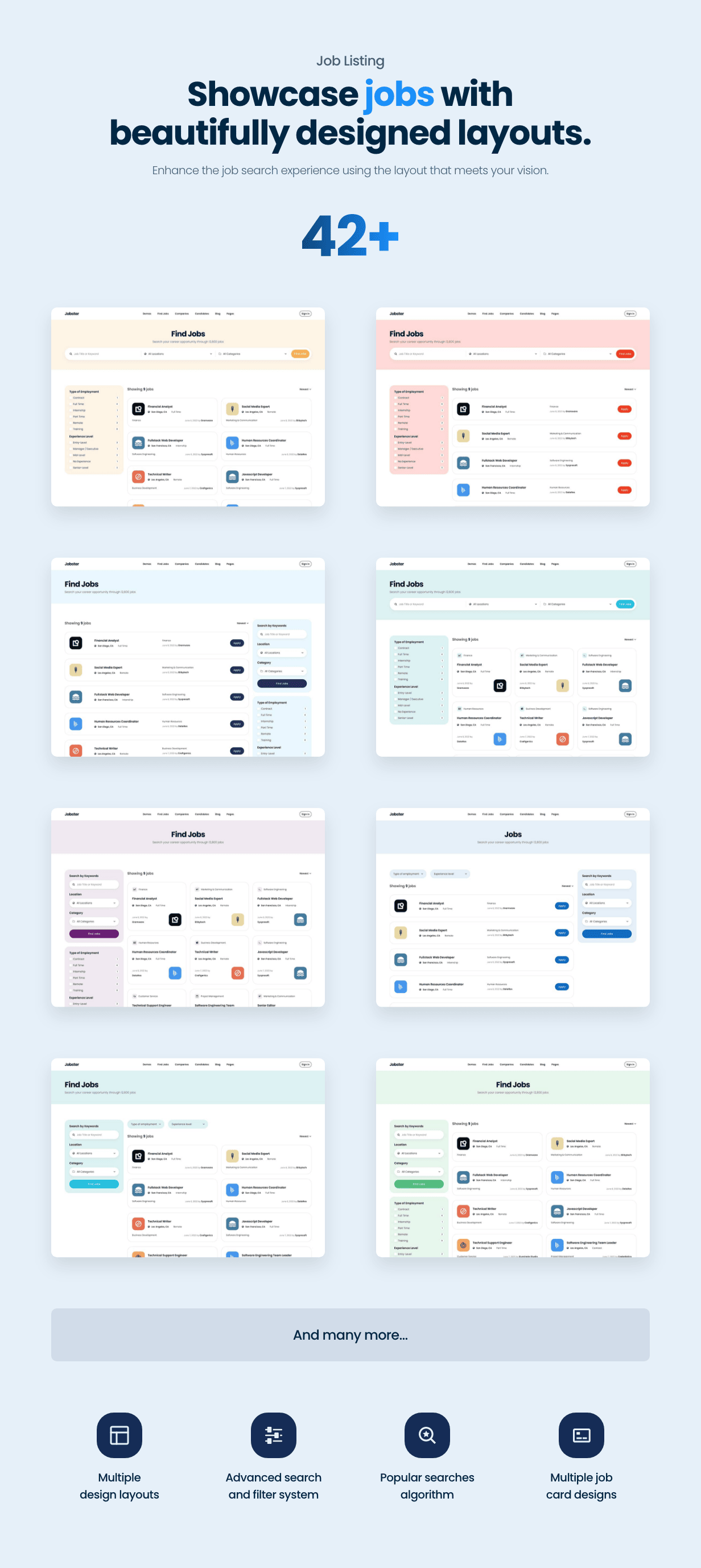 Jobster - Smart Job Board WordPress Theme - Jobs List