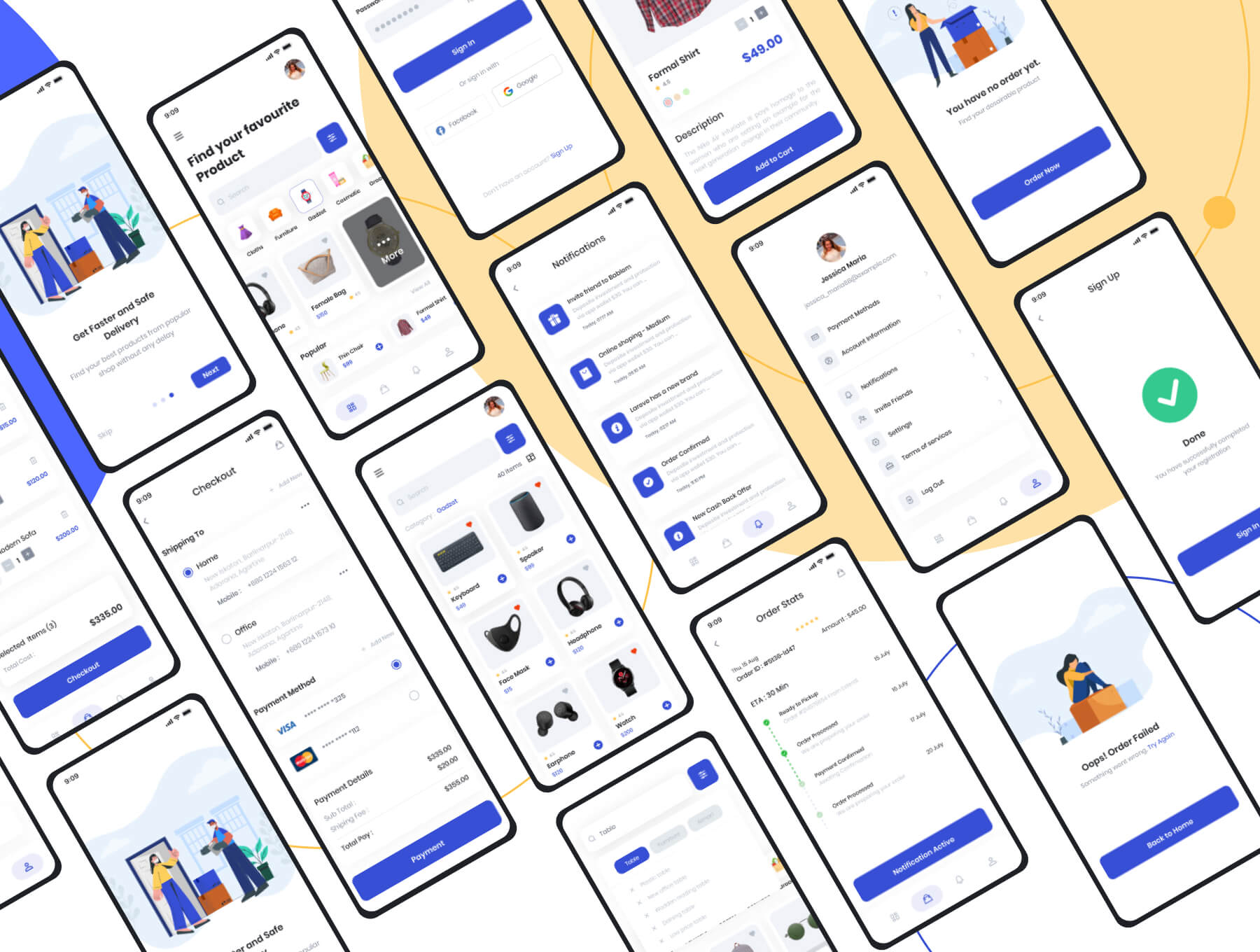 E-Shop Ecommerce App UI Kit - 6