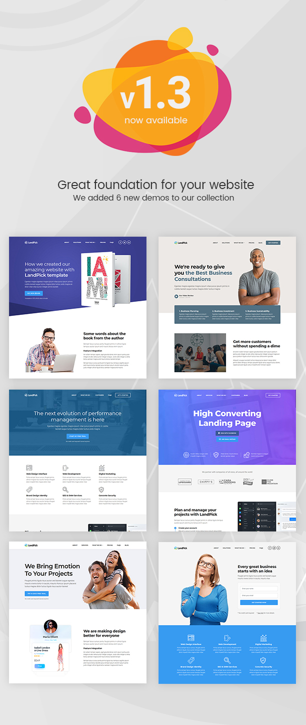 Landpick - Multipurpose Apps Landing Page Template WordPress Theme for App Promotion Marketing Site - 2