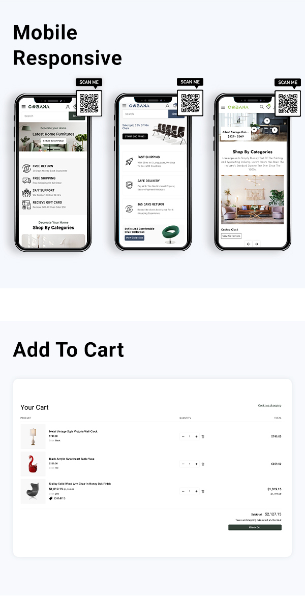 Cabana - Modern Mobilya Shopify 2.0 Mağazası - 3