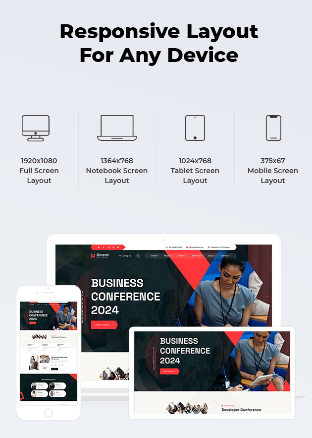 Oment - Event & Conference WordPress Theme