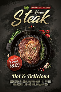 147-steak-house-flyer