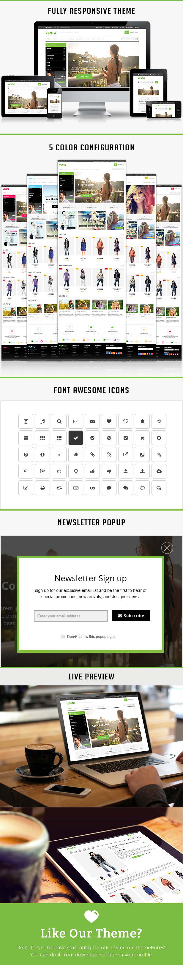 vento responsive html template
