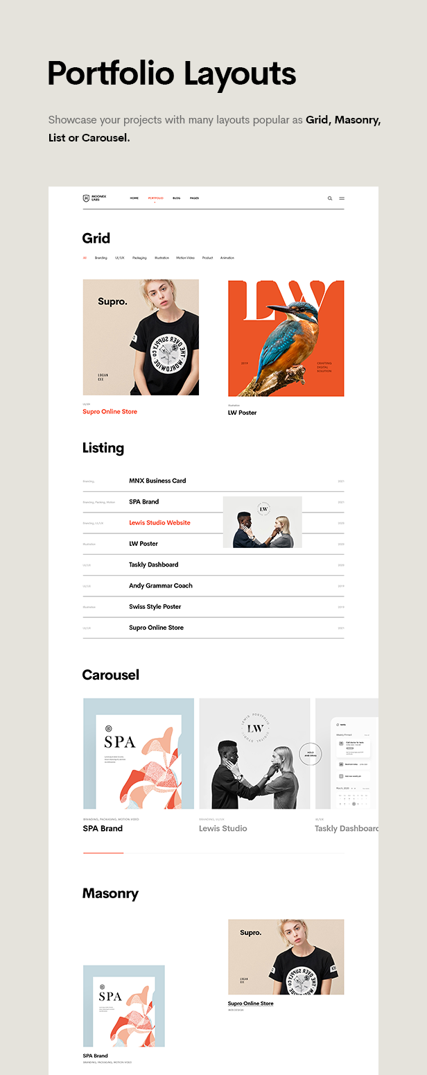 Moonex  - Portfolio & Agency HTML Template - 6