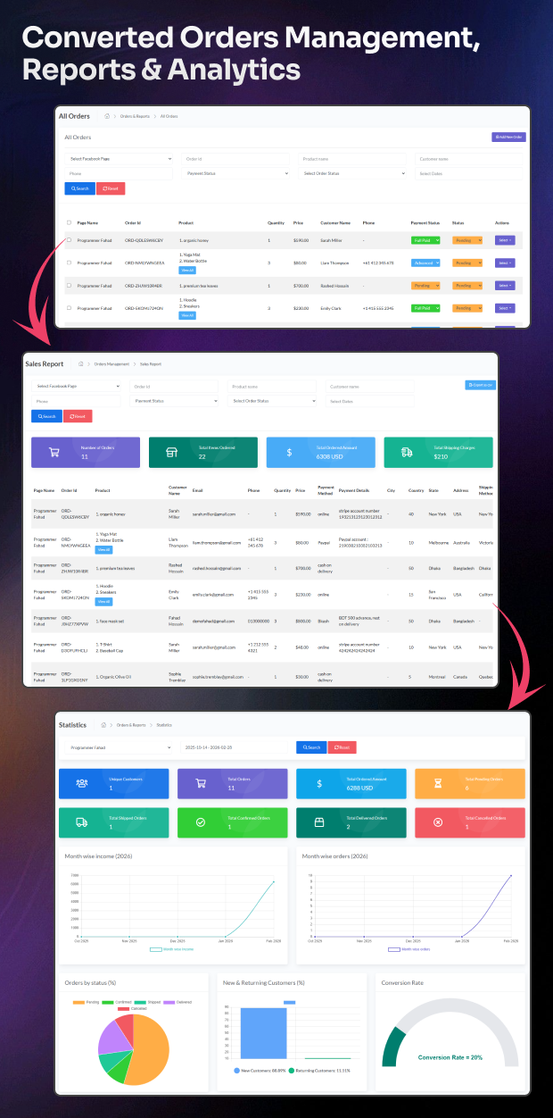 MessOrder – AI Powered Messenger Chat-to-Order Auto Conversion & Dashboard Order Storage (SaaS) - 5