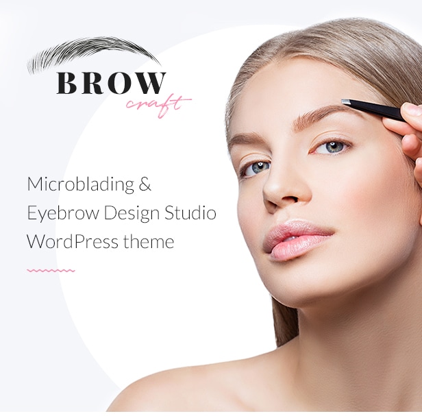 Browcraft - Microblading & Eyebrow Beauty Salon WordPress Theme - 2