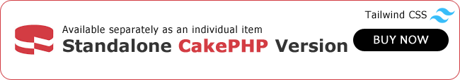 CakePHP Tailwind CSS Dashboard Template