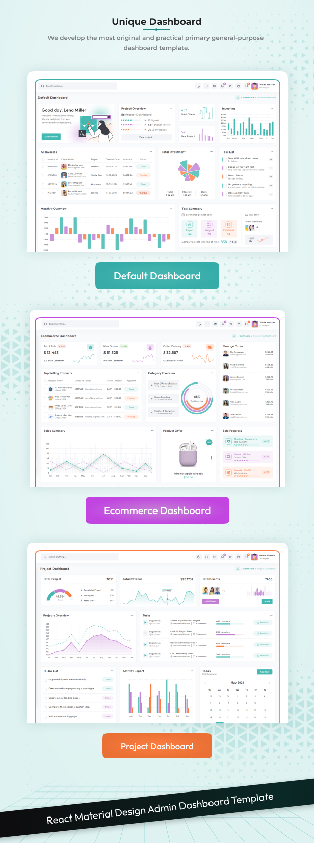 Edmin Admin Dashboard theme