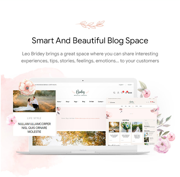 Bridey - Bridal Store eCommerce Prestashop Theme