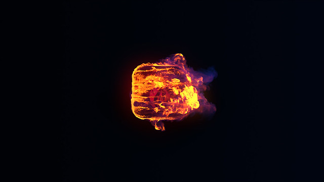 Fire Explosion Logo Reveal - 7