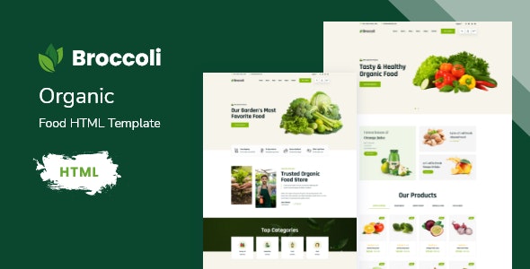 Broccoli - Organic Food HTML Template