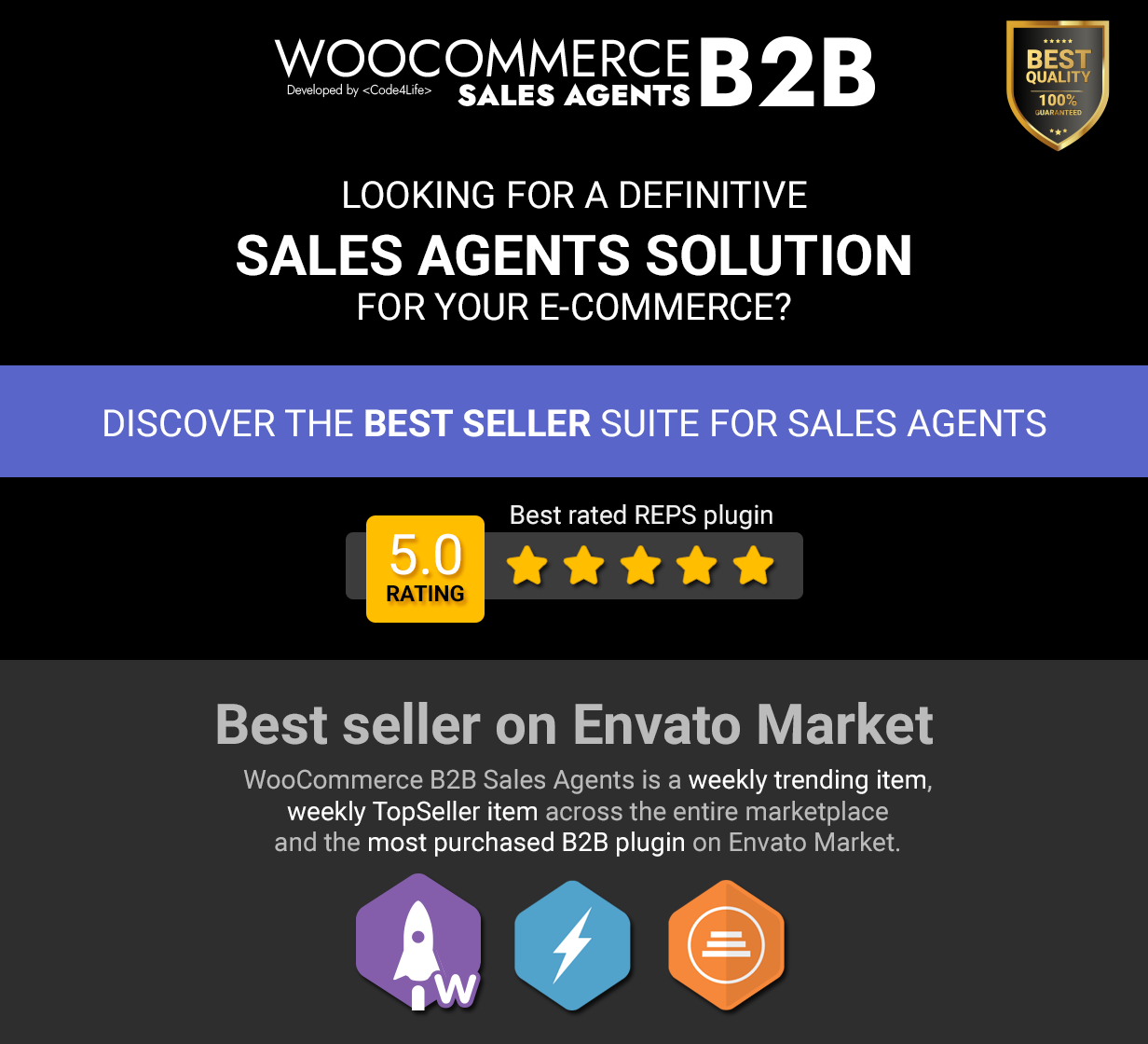 WooCommerce B2B Sales Agents 插件