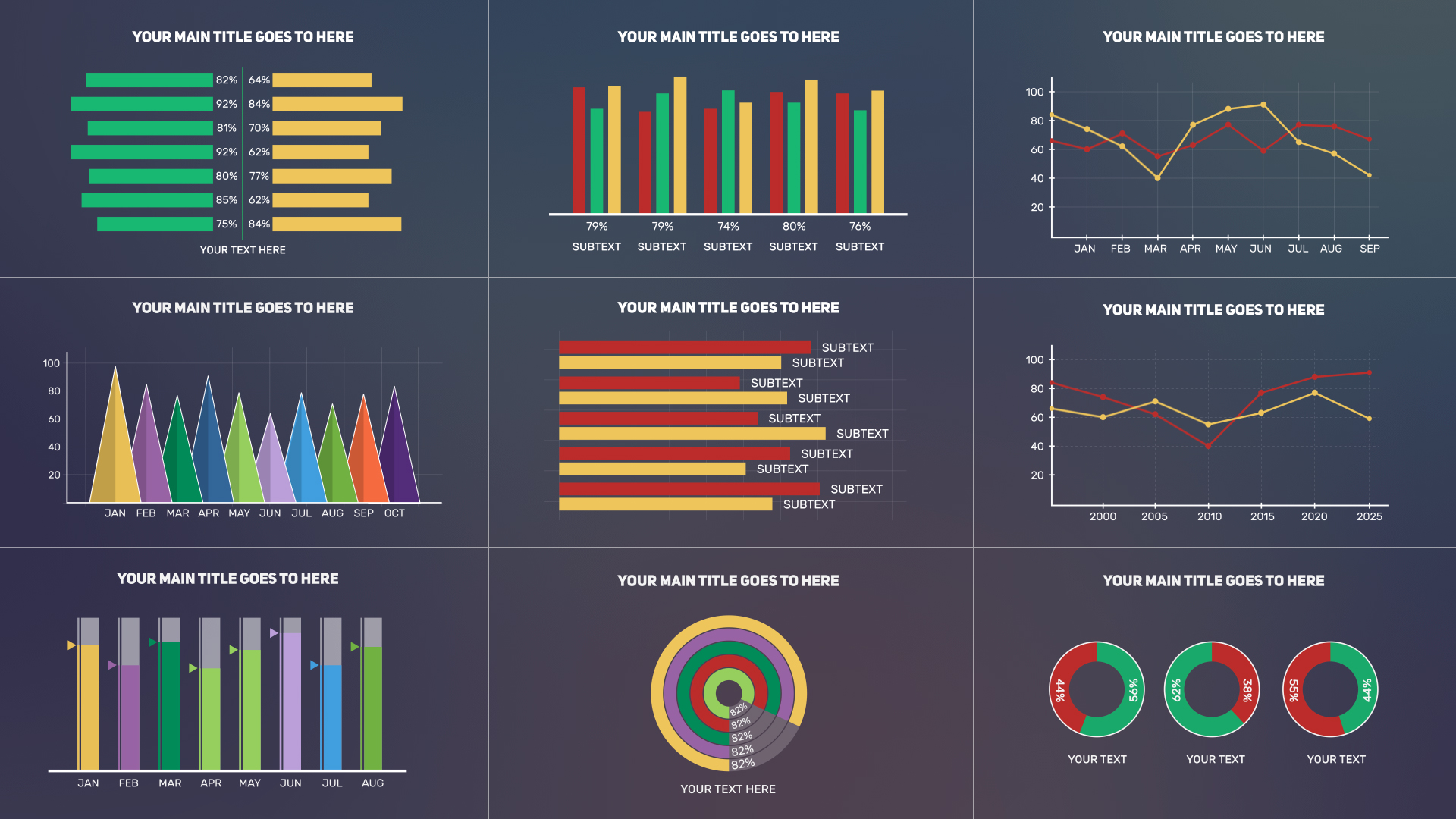 Basic Infographics Pack - After Effects Template