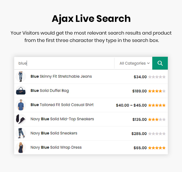 PressMart Ajax Live Search